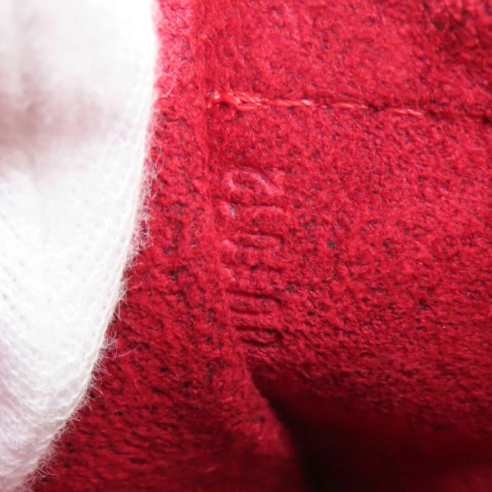 Louis Vuitton Sonatine Top Handle Bag Monogram Canvas Red White